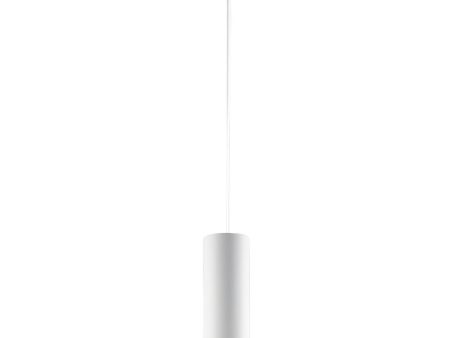 Dwell 4 In LED Pendant Light White Finish Fashion