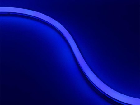 65ft Neon Blaze Flexible LED Lighting, Blue, 24V, Side Bending Supply