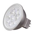 MR16 LED Bulb, 6 Watts, 450 Lumens, 2700K, 50W Equal, GU5.3 Base, 40° Flood, 12V Online