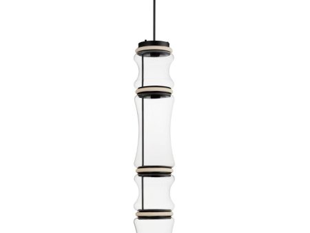 Syndicate 9 in. 4 Lights LED Pendant Light Black Finish For Discount