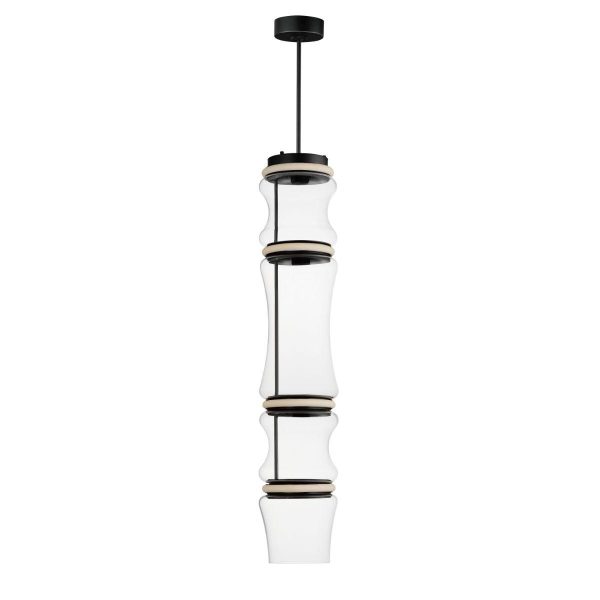 Syndicate 9 in. 4 Lights LED Pendant Light Black Finish For Discount