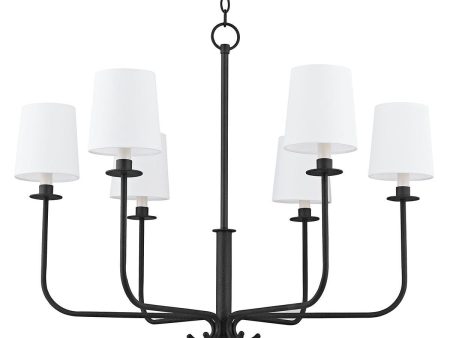 Bodhi 6 Lights Chandelier Iron finish For Sale