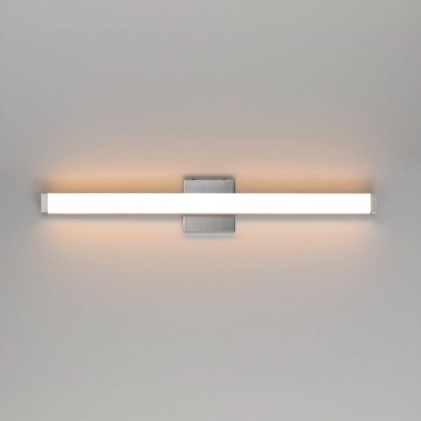 Spec 30 in. LED Bath Bar Selectable CCT Satin Nickel Finish For Cheap