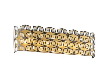 Brookcrest 27 in. 4 lights Bath Bar Gold finish For Discount