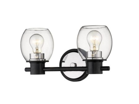 14 in. Vanity Light Black Finish Hot on Sale