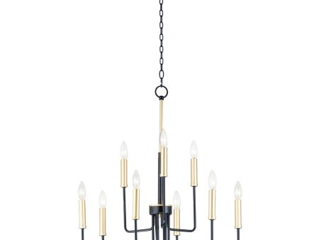 Sullivan 25 in. 9 Lights Chandelier Black Finish Online