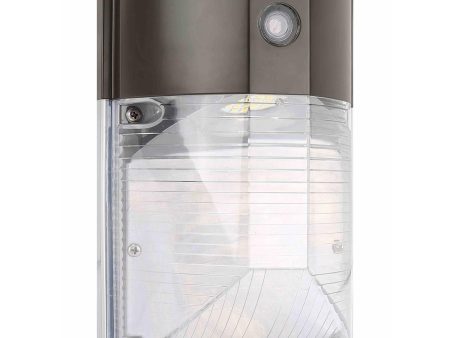 LED Mini Wall Pack With Photocell, 17 Watts, 1950 Lumens, 5000K, 120-277V on Sale