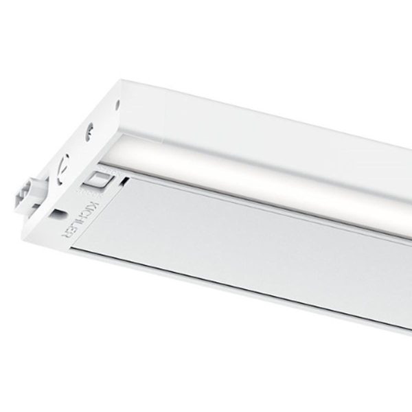 6U 8in.  LED Under Cabinet Light, 2700K|3000K, 270 Lumens, 120V, White Discount