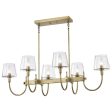 Brookside 42 in. 6 lights Pendant Light Vintage Brass Finish Cheap