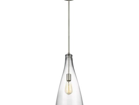 Arilda 9 in. Pendant Light Nickel Finish Online Sale