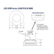 12VDC Recess Mount LED Slim Puck Mini, 4000K, 95 Lumens, Black Online now