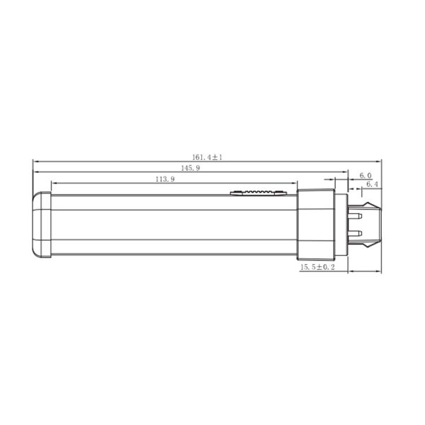 4 Pin PL LED Bulb, 10W, 1050lm, 30K|35K|40K, Horizontal, 26W CFL Equal, G24q Base, Electronic Ballast For Discount