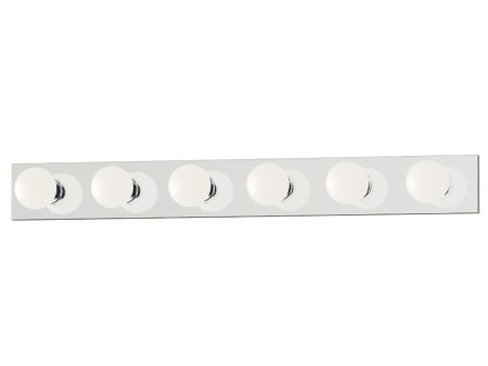 Essentials 445x 36 in. 6 Lights Bath Bar Polished Chrome Finish Online