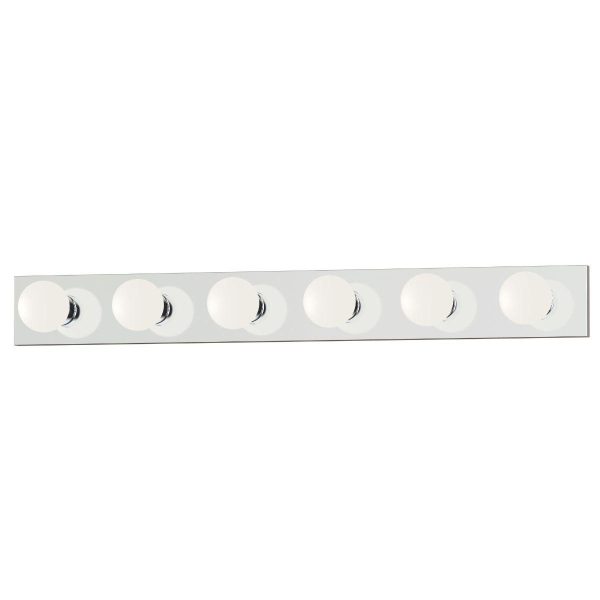 Essentials 445x 36 in. 6 Lights Bath Bar Polished Chrome Finish Online