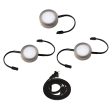 120V 3-CCT Puck Light Kit, 3  Wide, 27K|30K|35K, Brushed Nickel Fashion