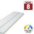 TunableTask 8  Adjustable Kelvin LED Under Cabinet Light, 430 Lm, 2700K to 5000K, 120V, White Sale