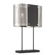 Noho 2 Lights Table Lamp in Steel with a Coal and Brushed Nickel Finish Cheap