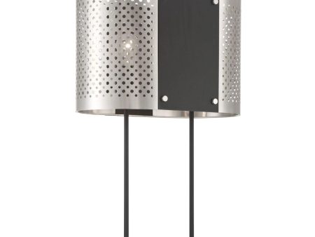 Noho 2 Lights Table Lamp in Steel with a Coal and Brushed Nickel Finish Cheap