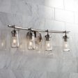 Poleis 32 in. 4 Lights Vanity Light Brushed Nickel finish Discount