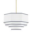 Riverdale 4 Lights Chandelier White Finish Supply