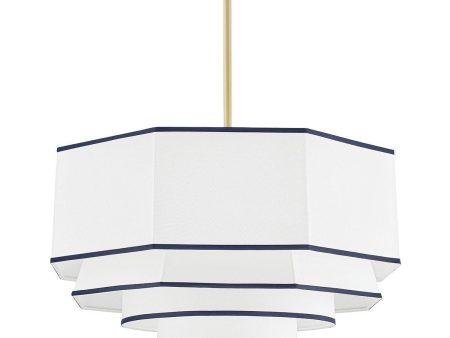 Riverdale 4 Lights Chandelier White Finish Supply