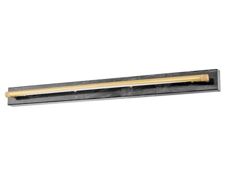 Hayden 36 in. LED Bath Bar Brass finish Supply