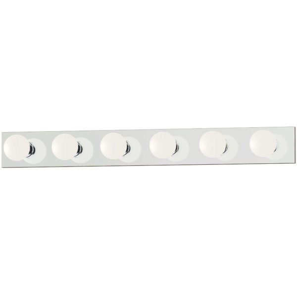 Essentials 445x 36 in. 6 Lights Bath Bar Polished Chrome Finish Online