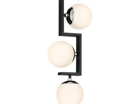 Alluria 9 in. 3 Lights Pendant Light Polished Nickel finish Fashion