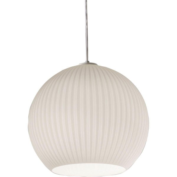 Cleo 13 in. Pendant Light White Finish For Discount