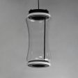 Syndicate 9 in. 2 Lights LED Pendant Light Black Finish For Cheap