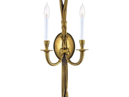 Metropolitan Oversized 25 in. 2 lights LED Vanity Light Gold Finish Cheap