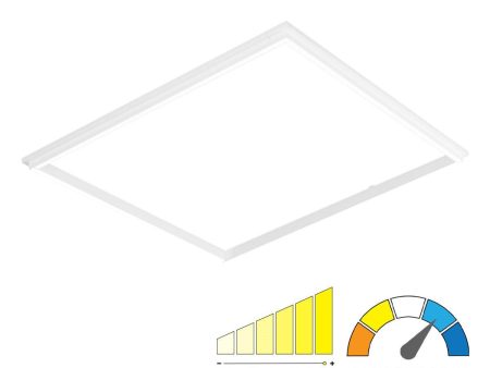 2x2 TFit LED Frame Light, 35 Watts, 3,950 Lumens, 35K 40K 50K, 120 347V on Sale