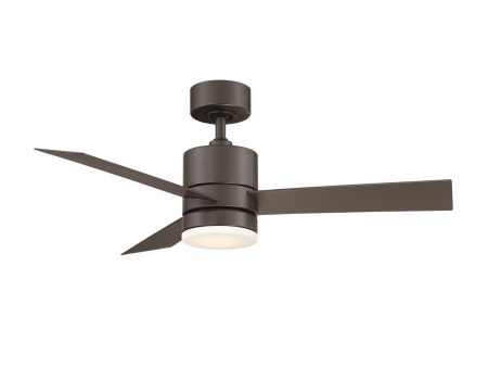 Axis 44 Inch Bronze 3500K LED Outdoor Smart Ceiling Fan For Cheap