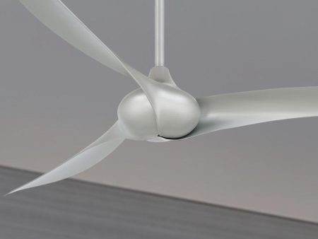 Wave 65  Silver Indoor Ceiling Fan with Remote Hot on Sale