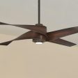 Artemis IV LED 64   Bronze and Tobacco Ceiling Fan with Remote Hot on Sale