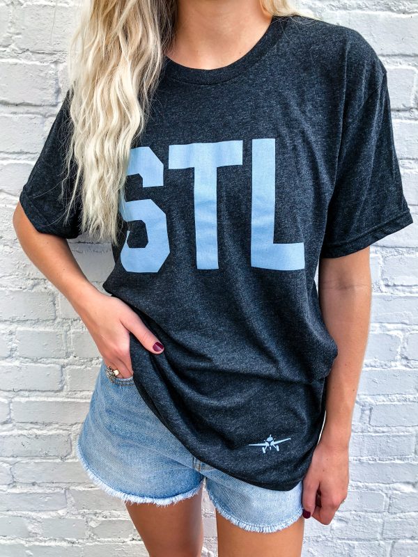 STL - Unisex Airport Code T-Shirt Cheap