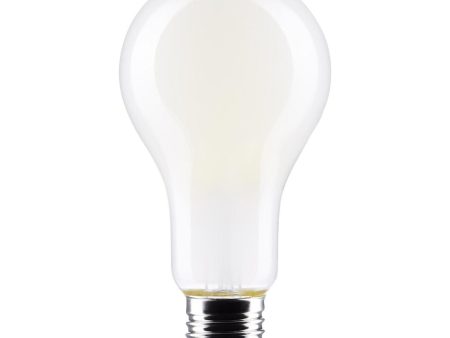 A21 High Lumen LED Lamp, 17 Watts, 2000 Lumens, 3000K, 125W Equal, E26 Base, Frosted Online Sale