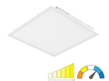 2x2 LED Panel Light, 3850 Lumens, 35 Watts, 35K 40K 50K, 120 277V Sale