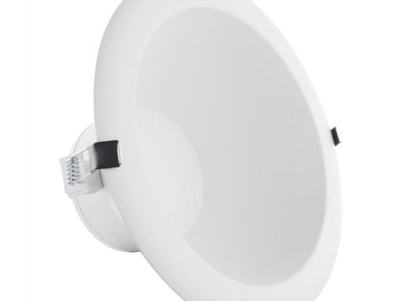 10 Inch Commercial LED Downlight, 2500|3000|3500 Lumens, Selectable 2700K to 5000K, White, 120-277V Sale