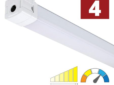 4ft LED Tri Proof Vapor Light, 66 Watts, 7500 Lumens, 35K 40K 50K, 120 277V Online Hot Sale