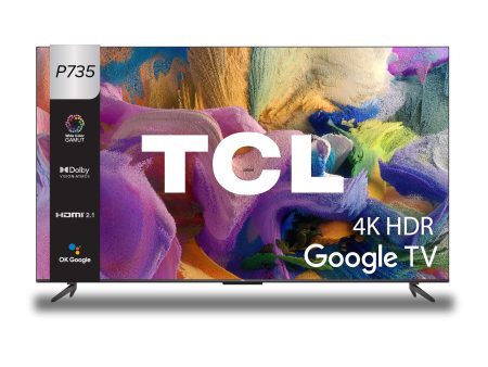 【3 Years Warranty】TCL P735 P737 4K HDR Google TV | 65 inch 75 inch 85 inch Smart TV Discount