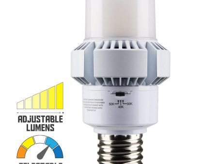 A-Plus 28 LED HID Retrofit Bulb, 17W|35W, 4550 Lumens, Selectable CCT, EX39 Mogul, 120-277V Supply