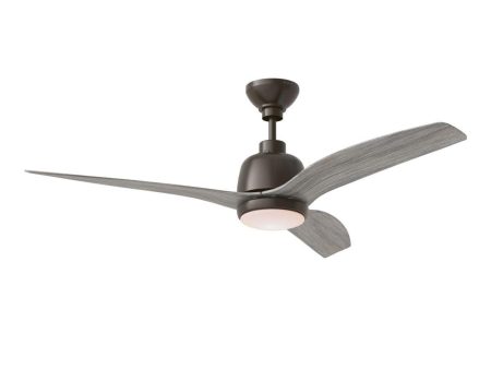 Avila 54 Inch Aged Pewter Damp Rated LED Ceiling Fan with Remote Online Sale