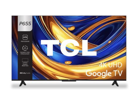 【3 Years Warranty】TCL P655 55 inch 4K TV eye care | AI Smart Google TV Online Hot Sale