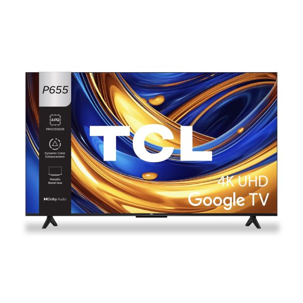 【3 Years Warranty】TCL P655 55 inch 4K TV eye care | AI Smart Google TV Online Hot Sale