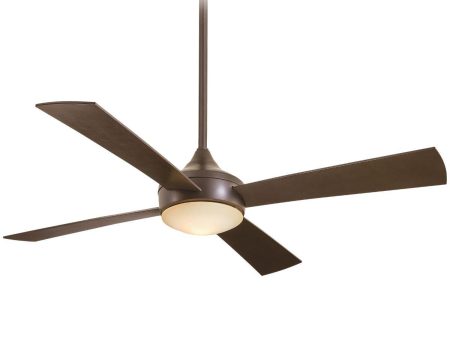 Aluma Wet 52  Bronze LED Ceiling Fan with Remote Online now