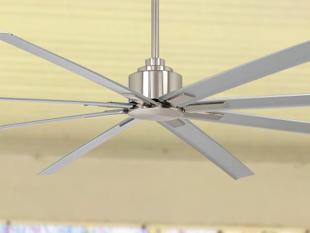 Xtreme H2O 84  Large Windmill Outdoor Ceiling Fan with Remote, Brushed Nickel Discount