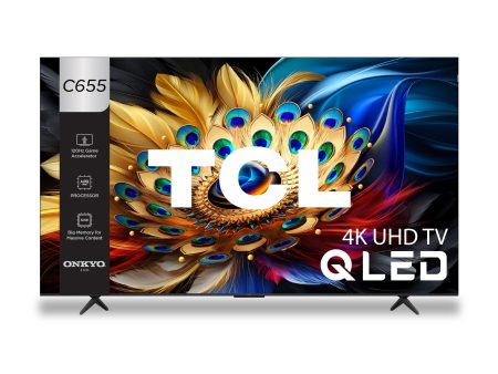 【3 Years Warranty】TCL C655 4K QLED TV | 43 50 55 65 75 85 98 inch | AI Smart Google TV | Eye care Version Online Hot Sale