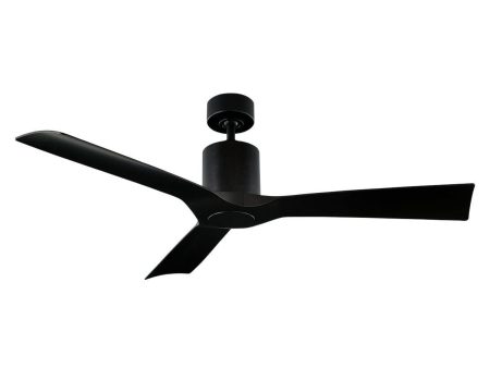 Aviator 54 Inch Matte Black Outdoor Smart Ceiling Fan For Cheap