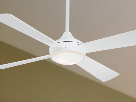 Aluma LED 52  White LED Ceiling Fan with Wall Control Supply